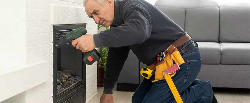 New Indoor Fireplace Installation in Cleveland Heights, Ohio