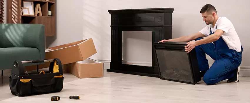 Old Rusted Metal Fireplace Repair And Replacement in Cleveland Heights, OH